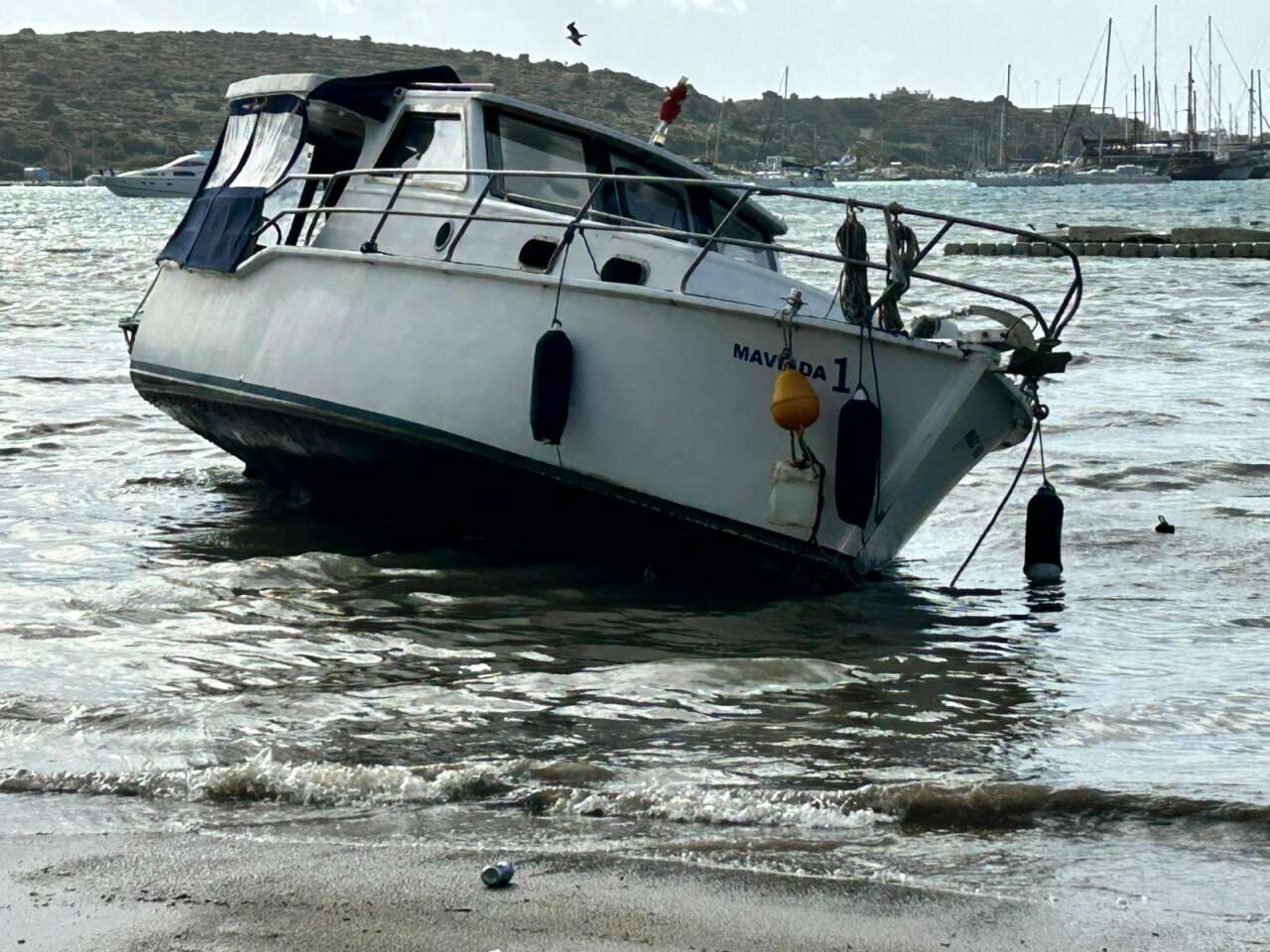 Bodrum’da Felaket Gibi Sabah: Sağanak ve Fırtına Sahili Vurdu 1